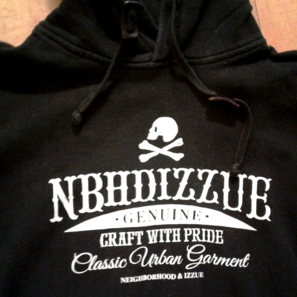 NEIGHBORHOOD NHIZ Hoodie NBHD japan izzue sz S skull sweatshirt
